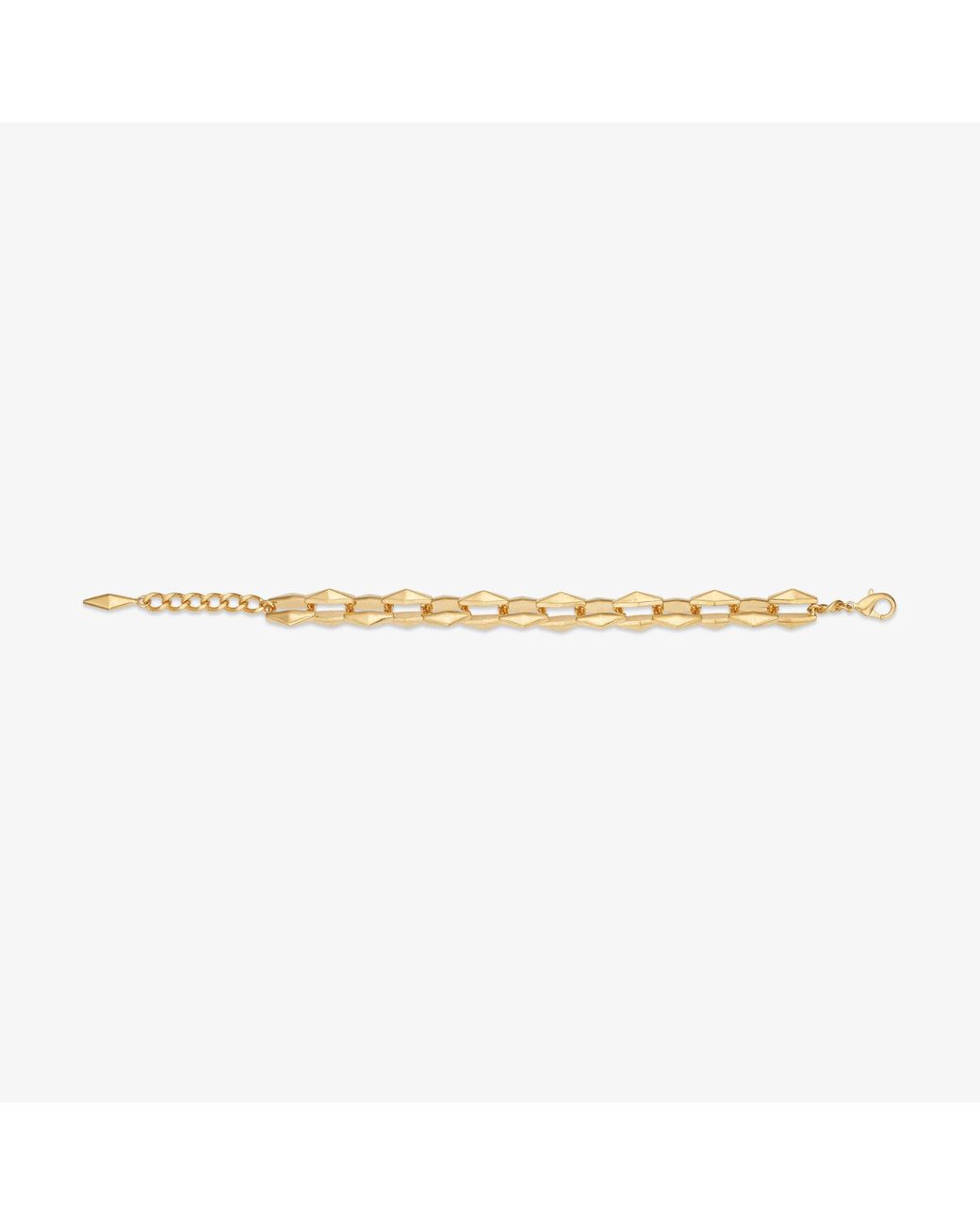 Jimmy Choo Metallic Diamond Chain Bracelet
