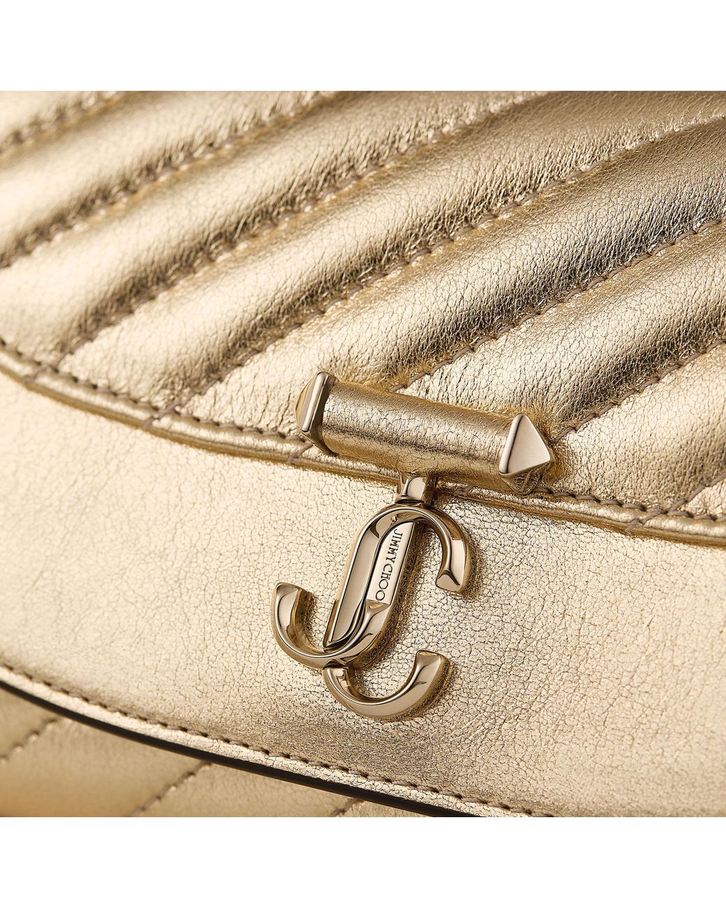 Jimmy Choo Natural Curve Wallet With Chain