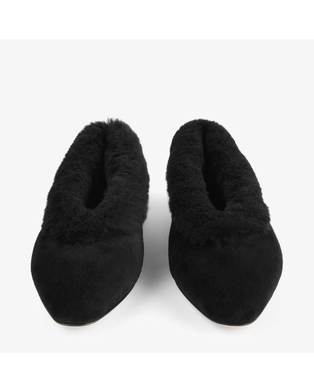 Jimmy Choo Black Margot Flat