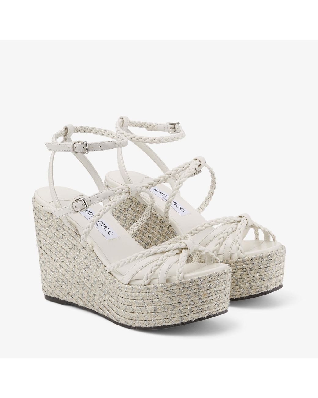 Jimmy Choo White Nyra 100
