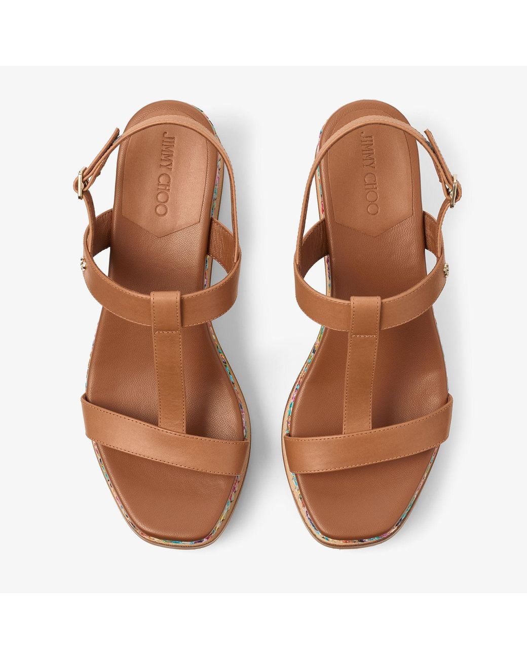 Jimmy Choo Brown Theia Wedge 60