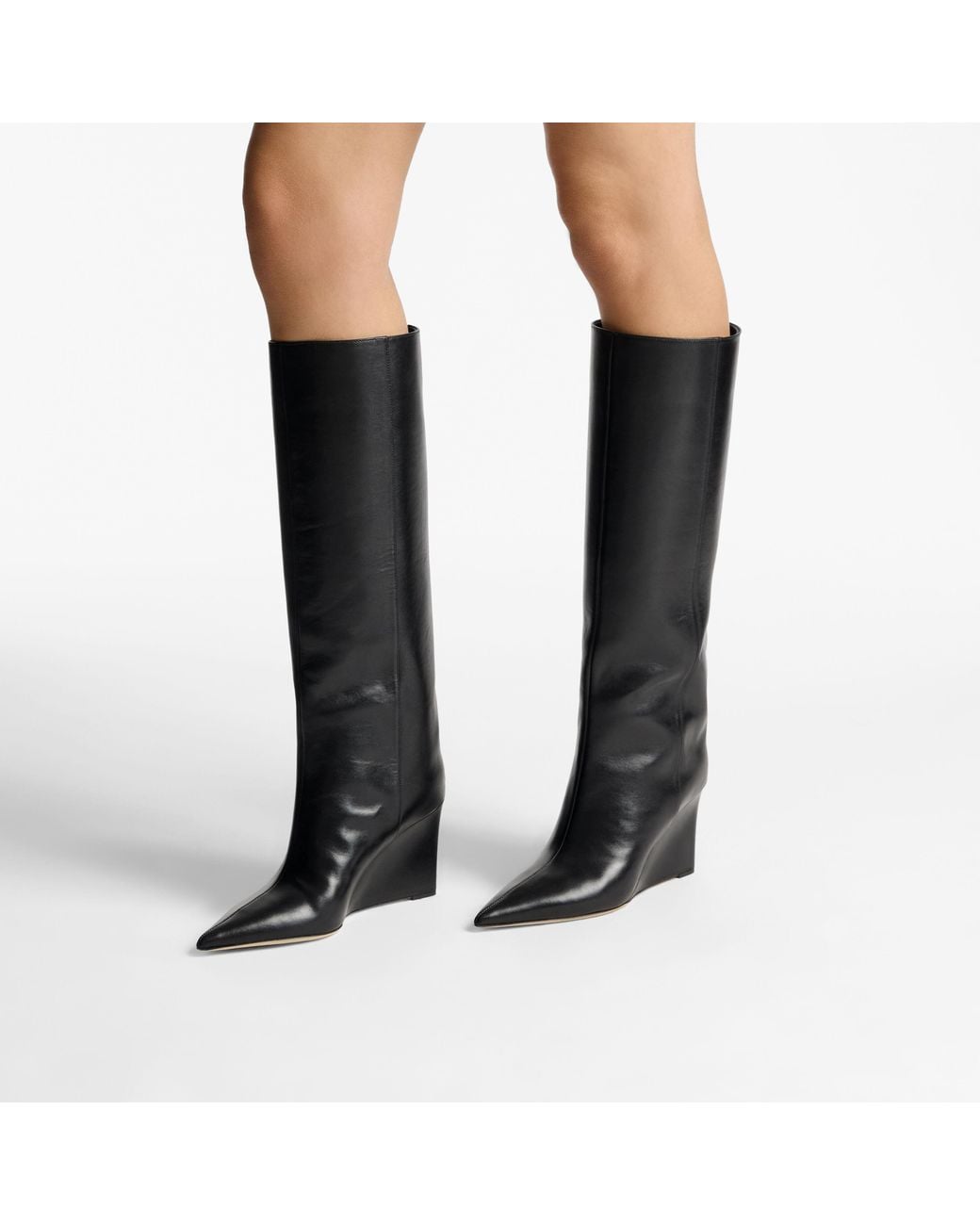Jimmy Choo Black Blake Knee Boot 85