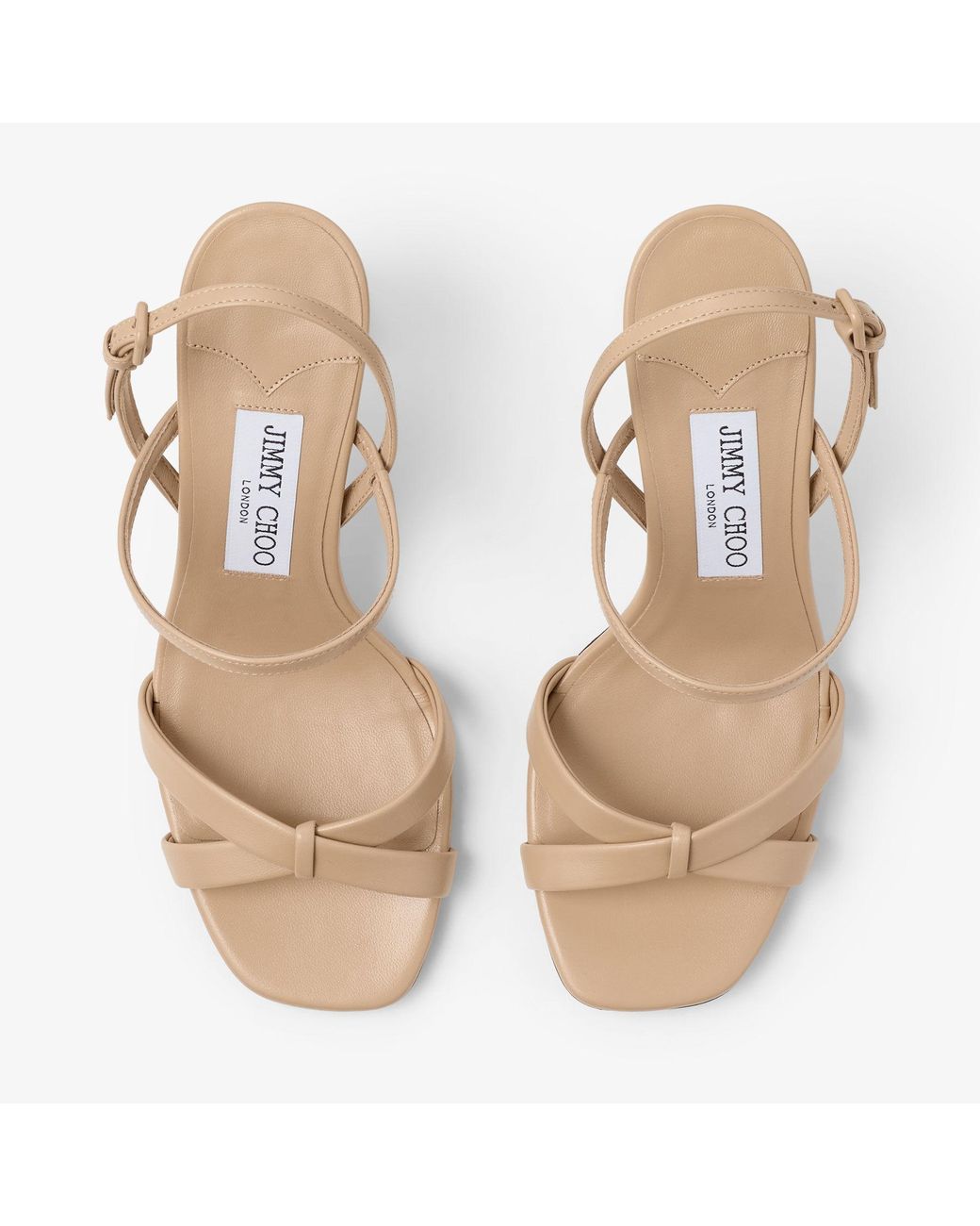Jimmy Choo Metallic Elsy Block Heel 85