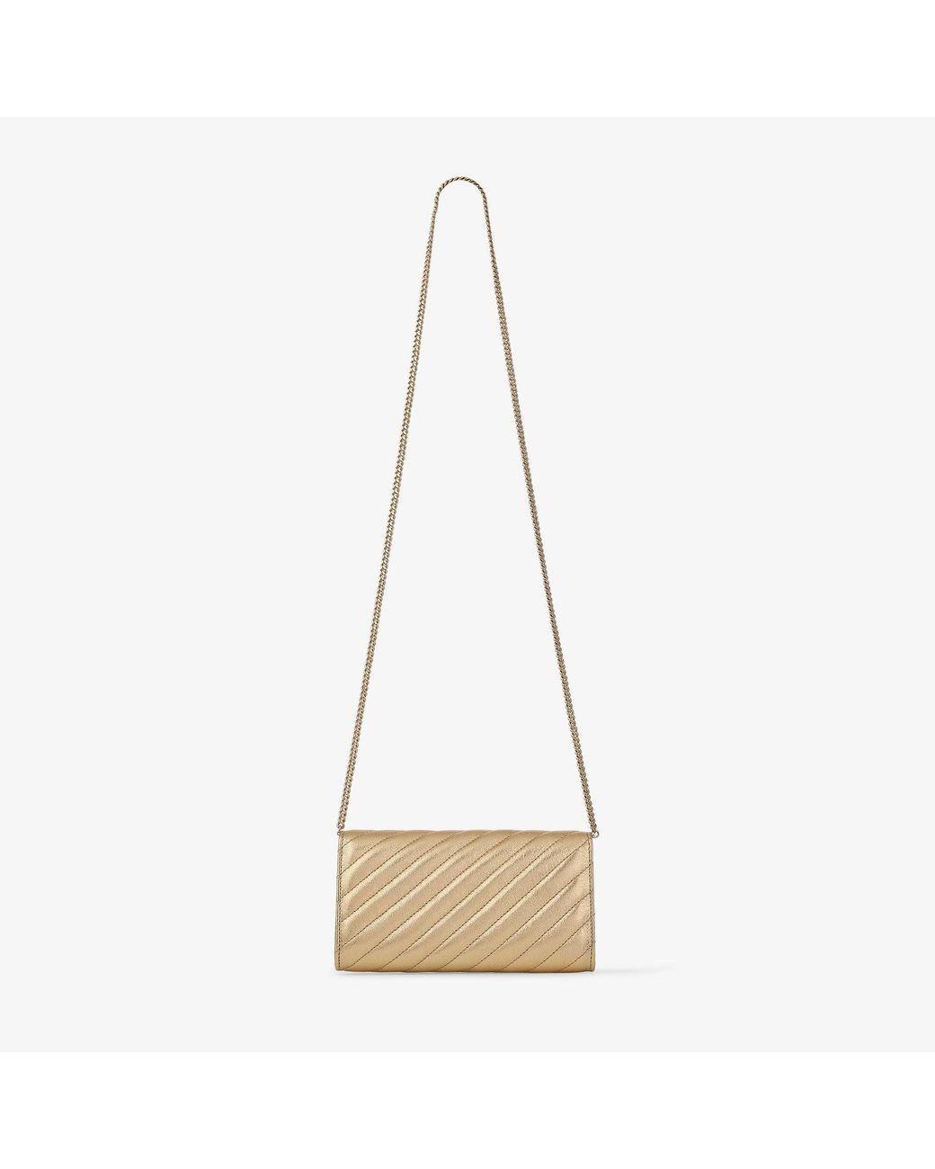 Jimmy Choo Natural Curve Wallet With Chain