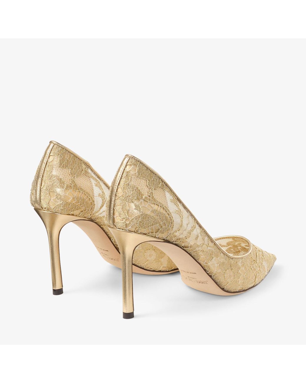 Jimmy Choo Metallic Romy 85