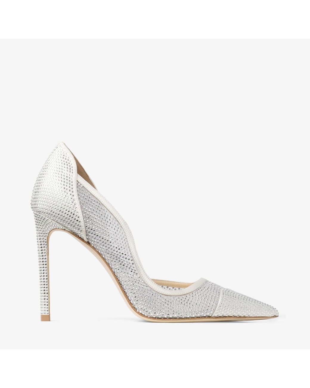 Jimmy Choo White Brigitte 100