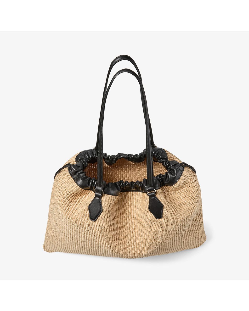 Jimmy Choo Natural Drawstring Tote Large