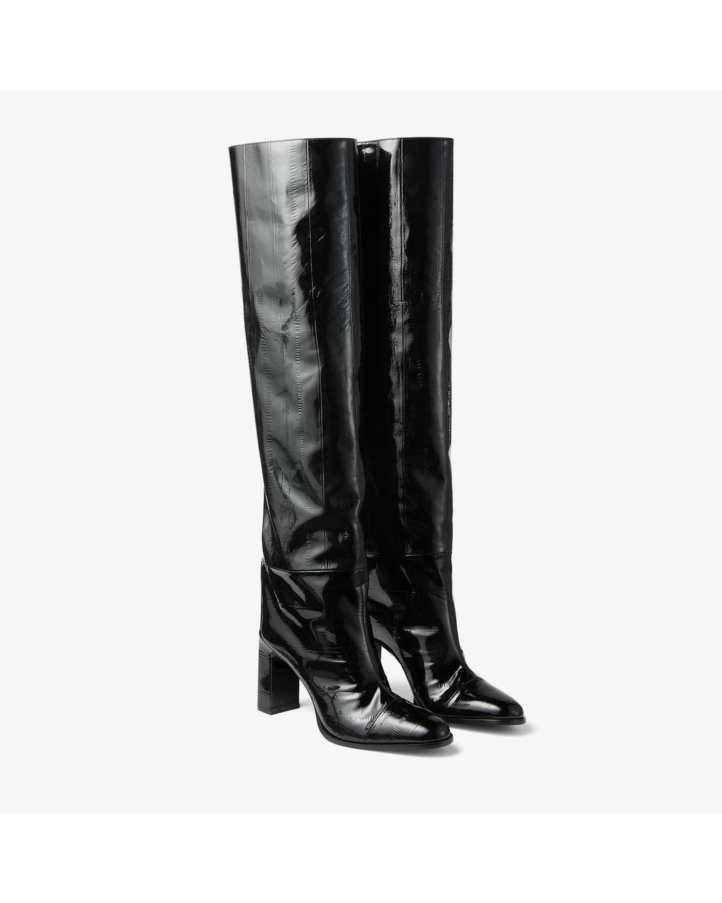 Jimmy Choo Black Caly Over The Knee 85