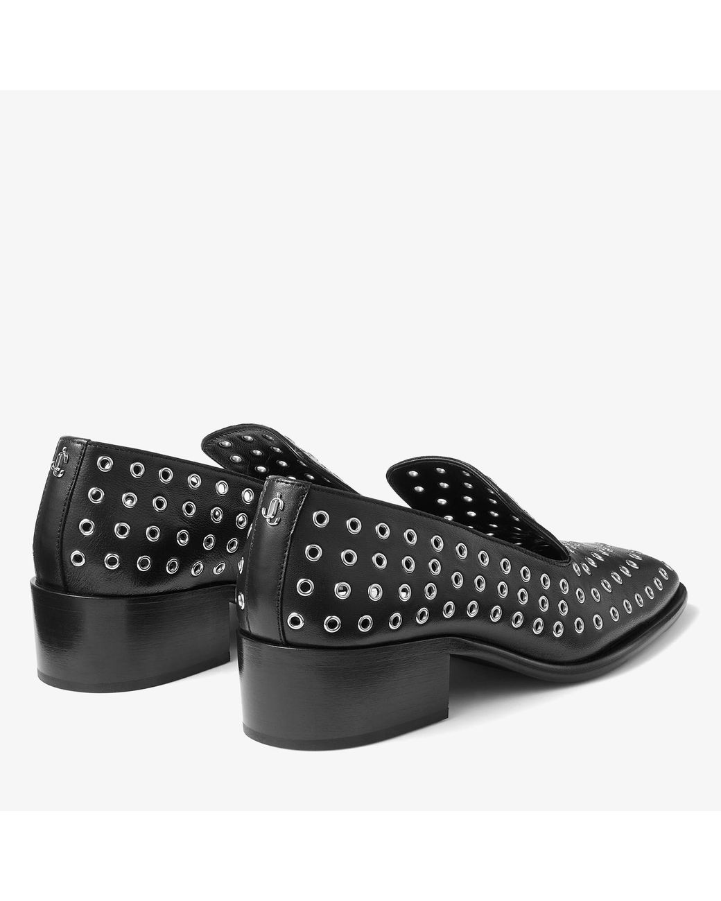 Jimmy Choo Black Eliot Slipper 45 for men