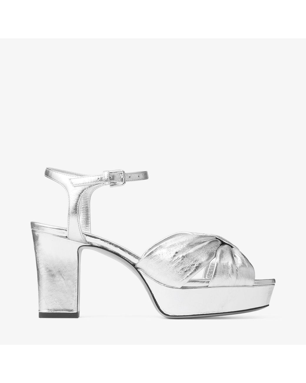 Jimmy Choo Metallic Heloise 80