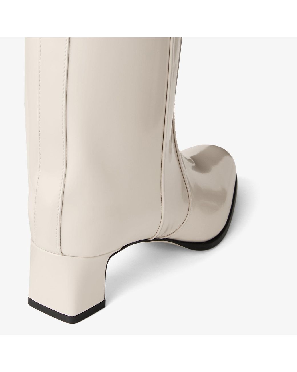 Jimmy Choo White Caly Mid 45