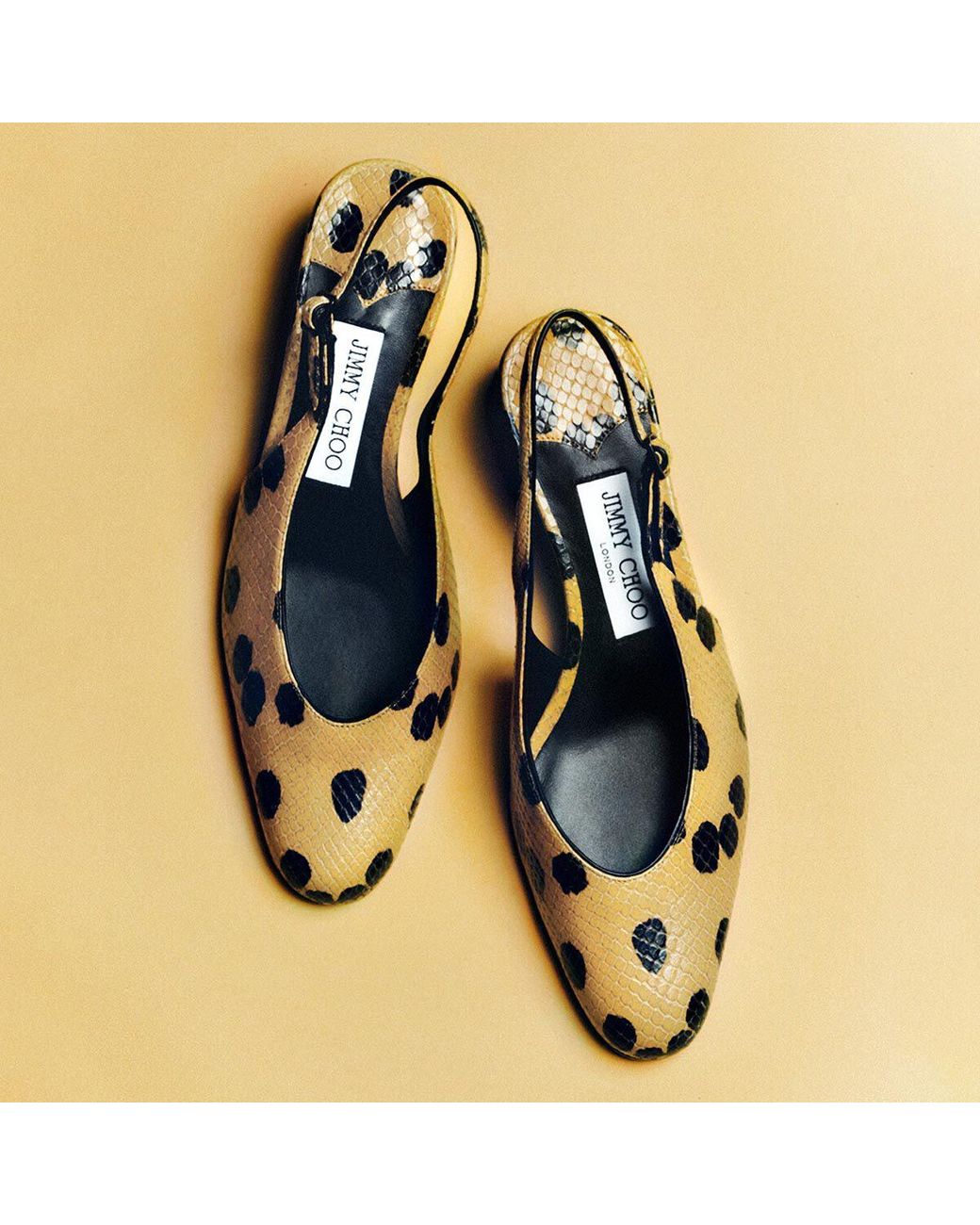 Jimmy Choo Natural Eyla Sling Back 45