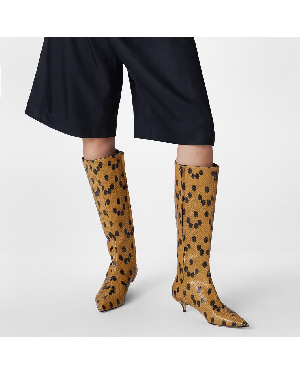 Jimmy Choo Brown Amis Knee Boot 35