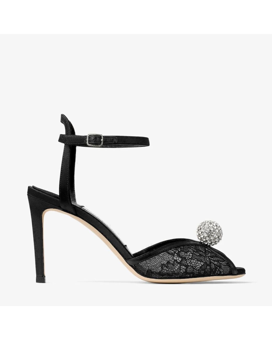 Jimmy Choo Black Sacora 85