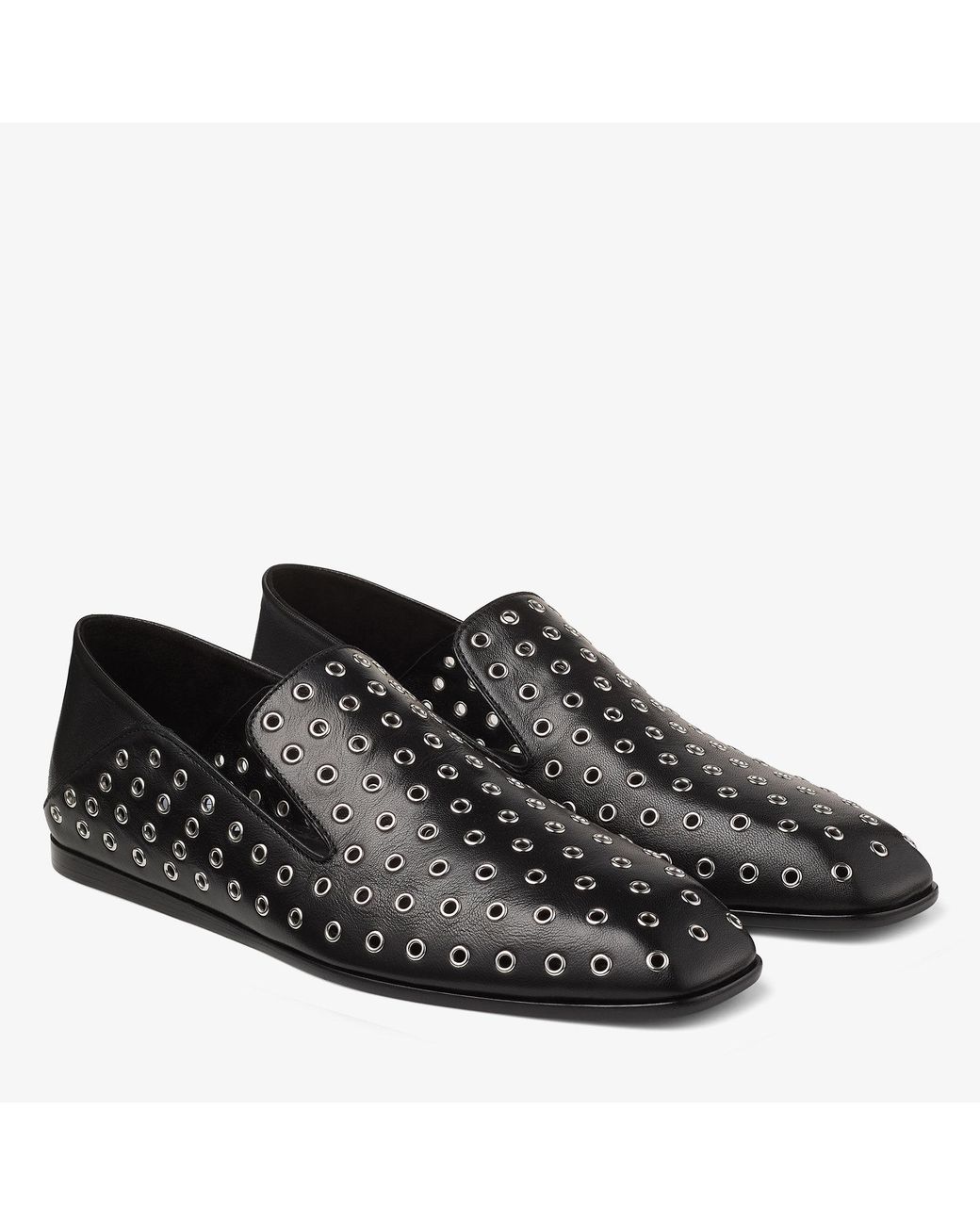 Jimmy Choo Black Eliot Slipper for men
