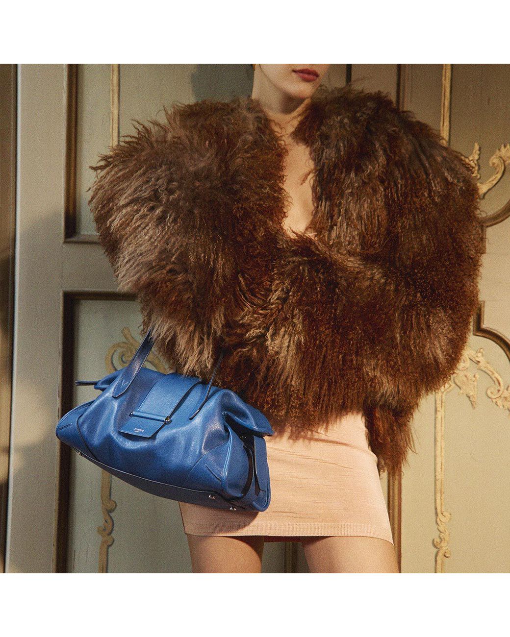 Jimmy Choo Blue Bar Holdall Medium