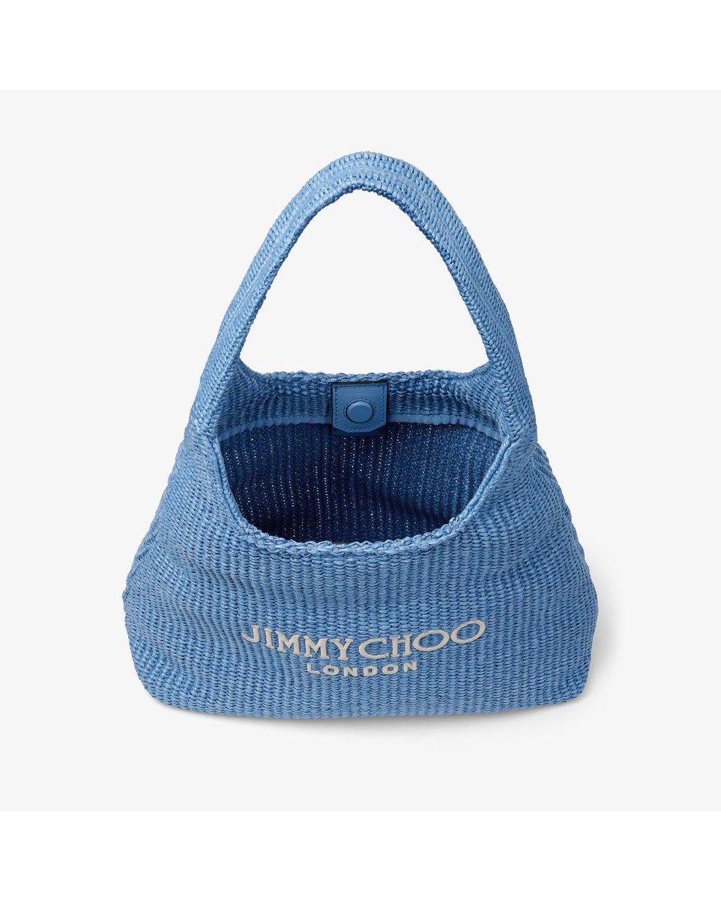 Jimmy Choo Blue Beach Diamond Hobo Large