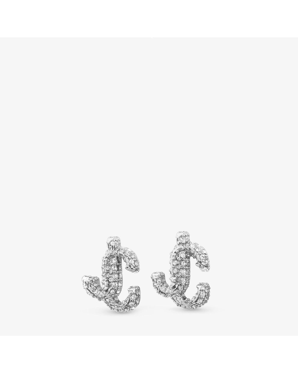 Jimmy Choo White Jc Studs