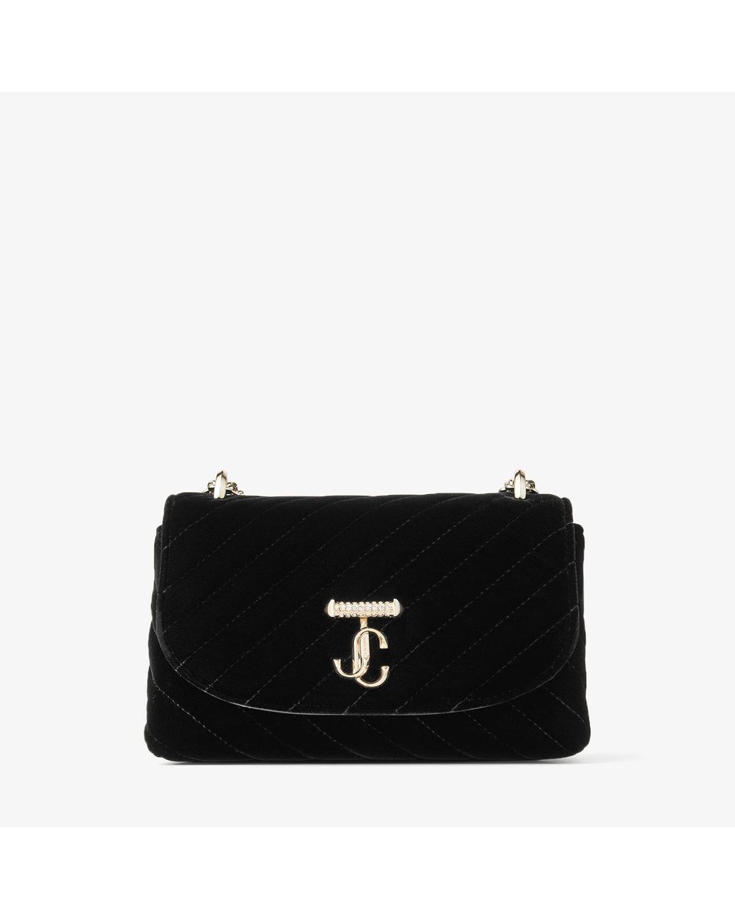Jimmy Choo Black Curve Cross Body Small