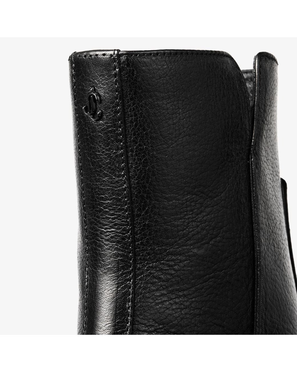 Jimmy Choo Black Eliot Ankle Boot 45