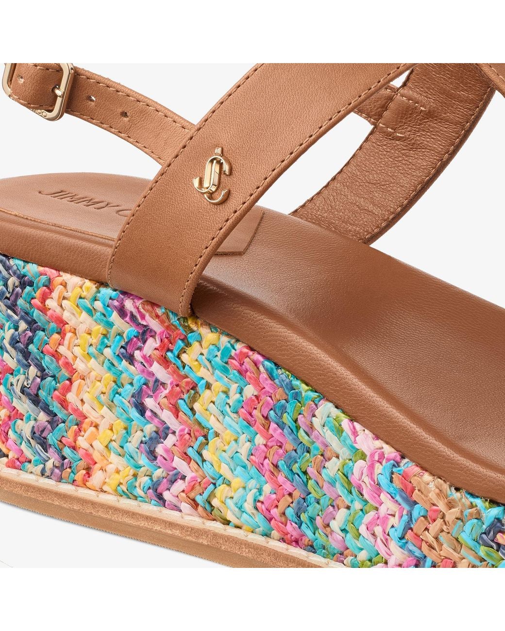 Jimmy Choo Brown Theia Wedge 60