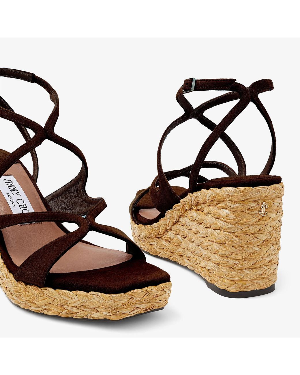 Jimmy Choo Brown Ayla 85