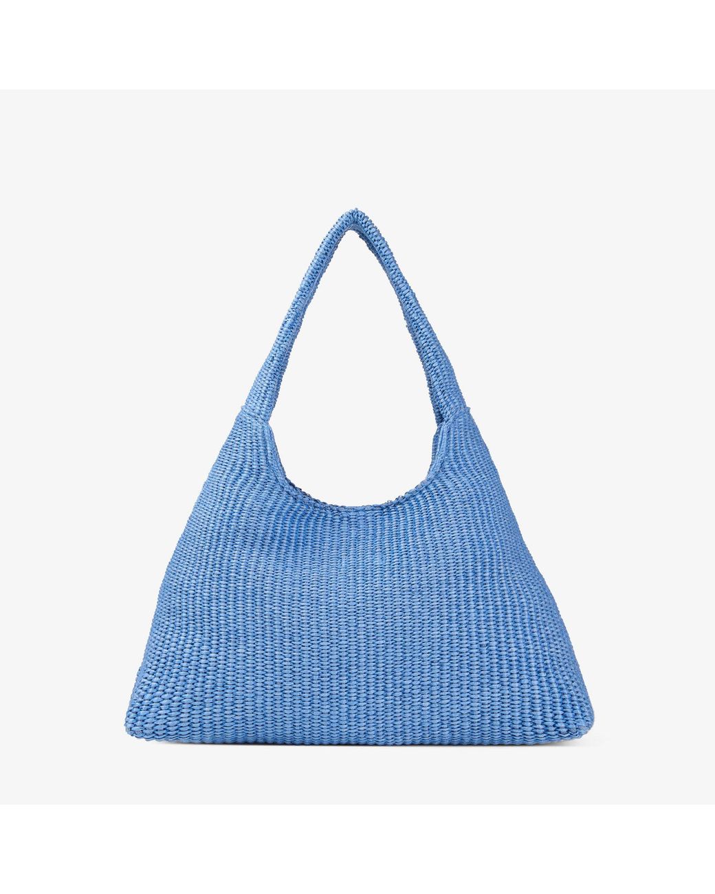 Jimmy Choo Blue Beach Diamond Hobo Large