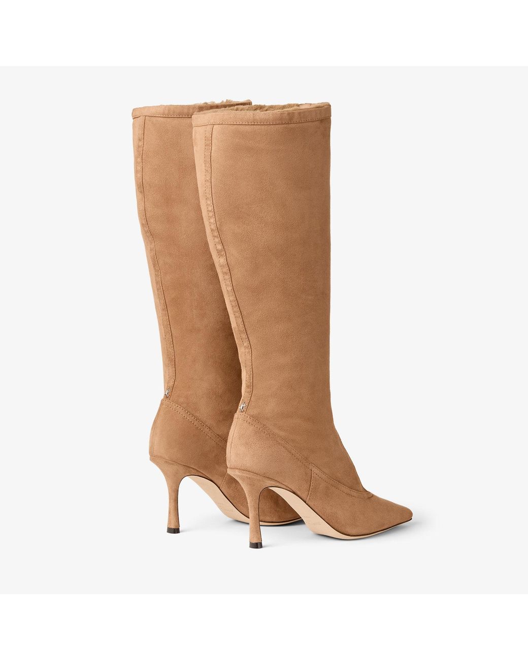 Jimmy Choo Brown Jozi Knee Boot 85