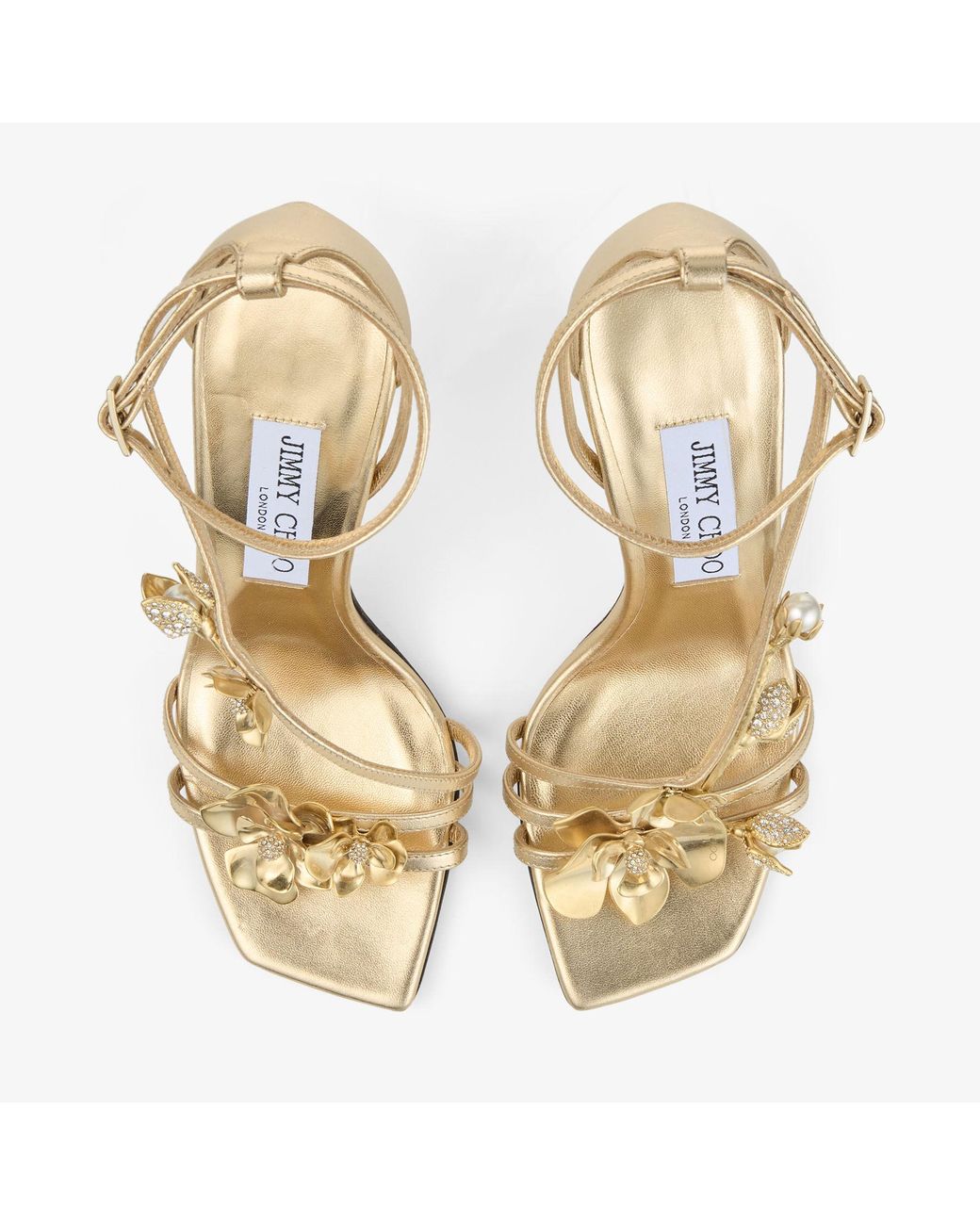 Jimmy Choo Metallic Zea 95