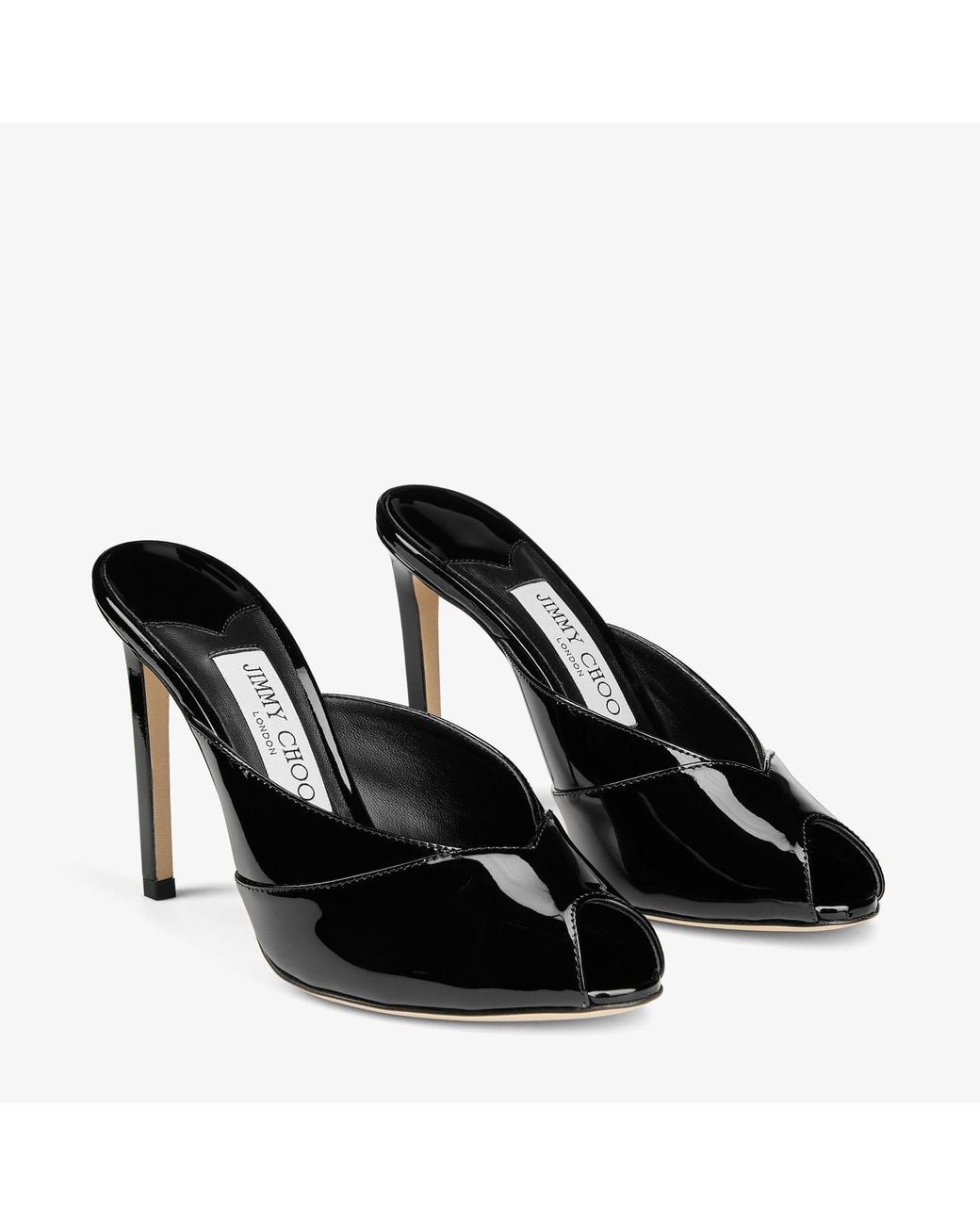 Jimmy Choo Black Brigitte Mule 100