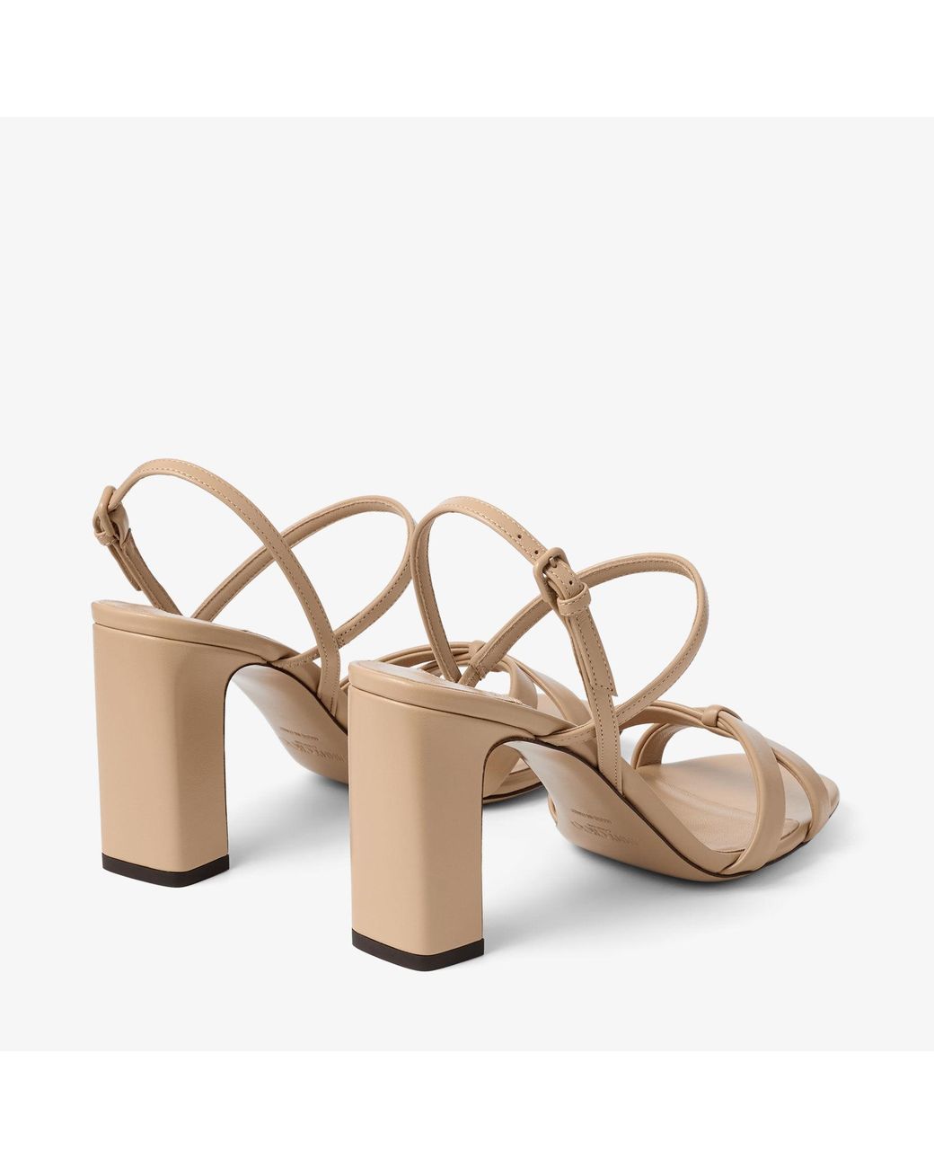 Jimmy Choo Metallic Elsy Block Heel 85