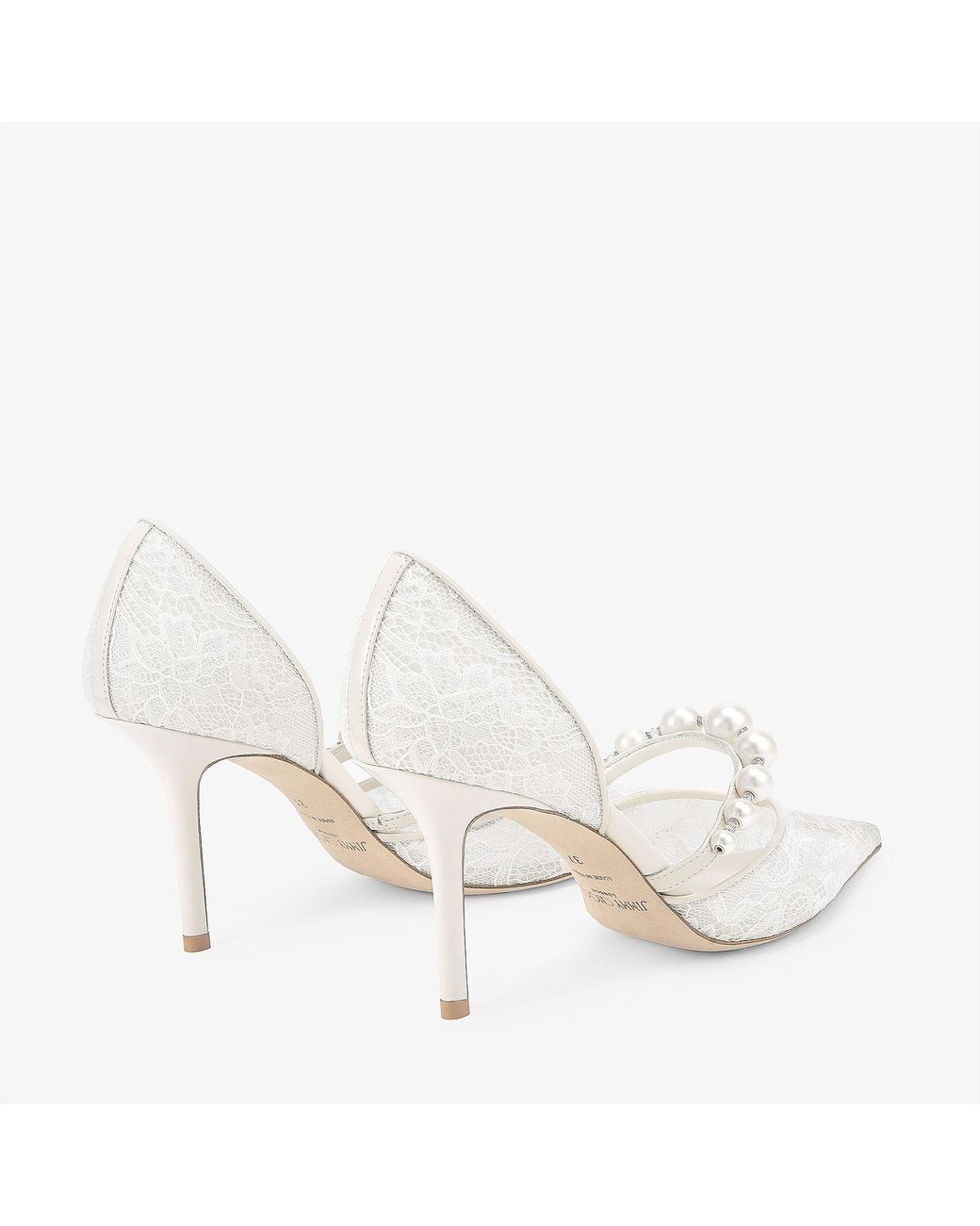 Jimmy Choo White Aurelie 85