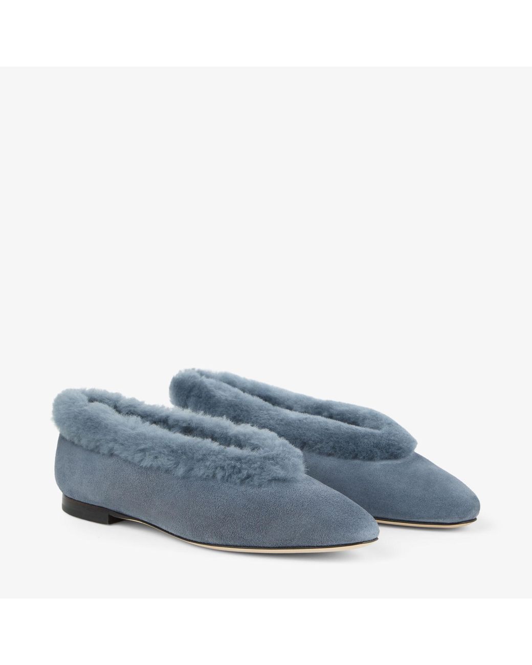 Jimmy Choo Blue Margot Flat