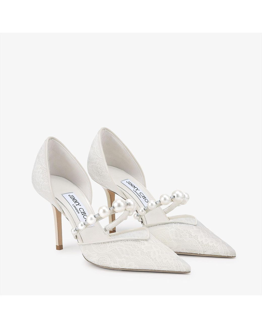 Jimmy Choo White Aurelie 85