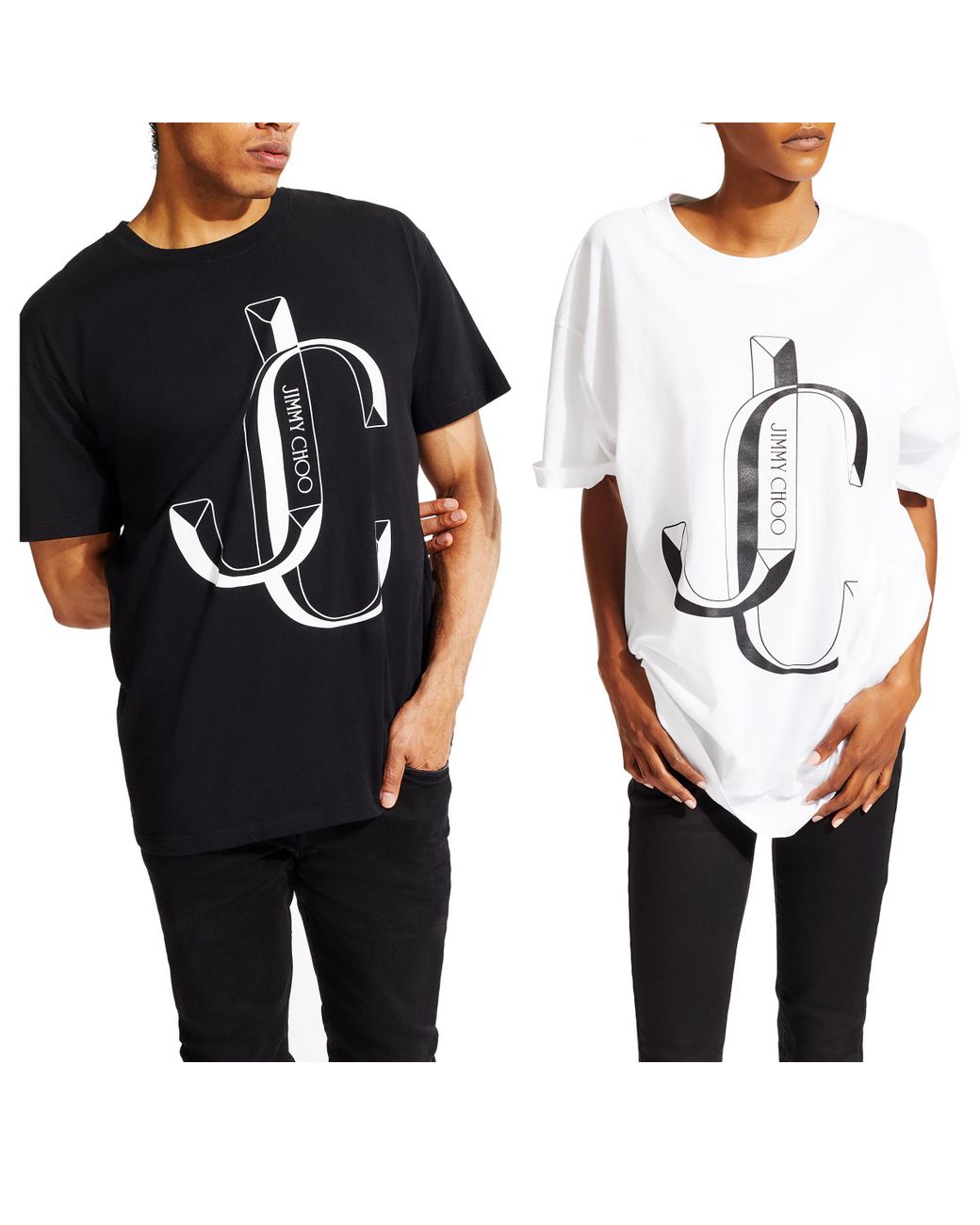 Jimmy Choo Jc-tee in Black | Lyst Australia