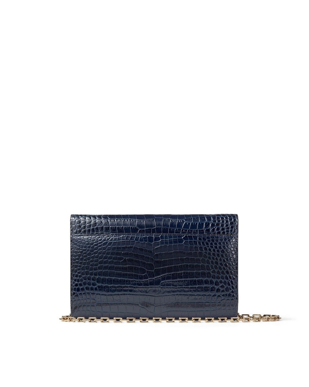 Chloé Clutch in Canvas and Leather with Embroidered Logo