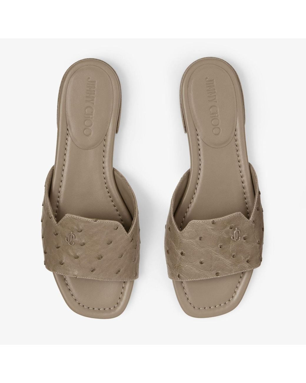 Jimmy Choo Natural Dina Flat