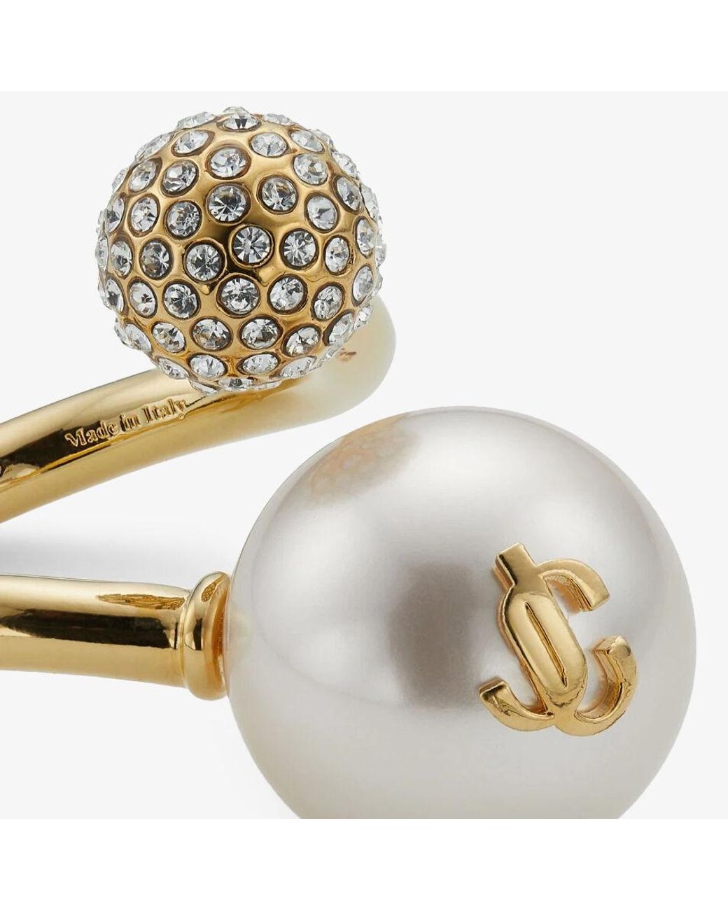 Jimmy Choo Metallic Auri Ring
