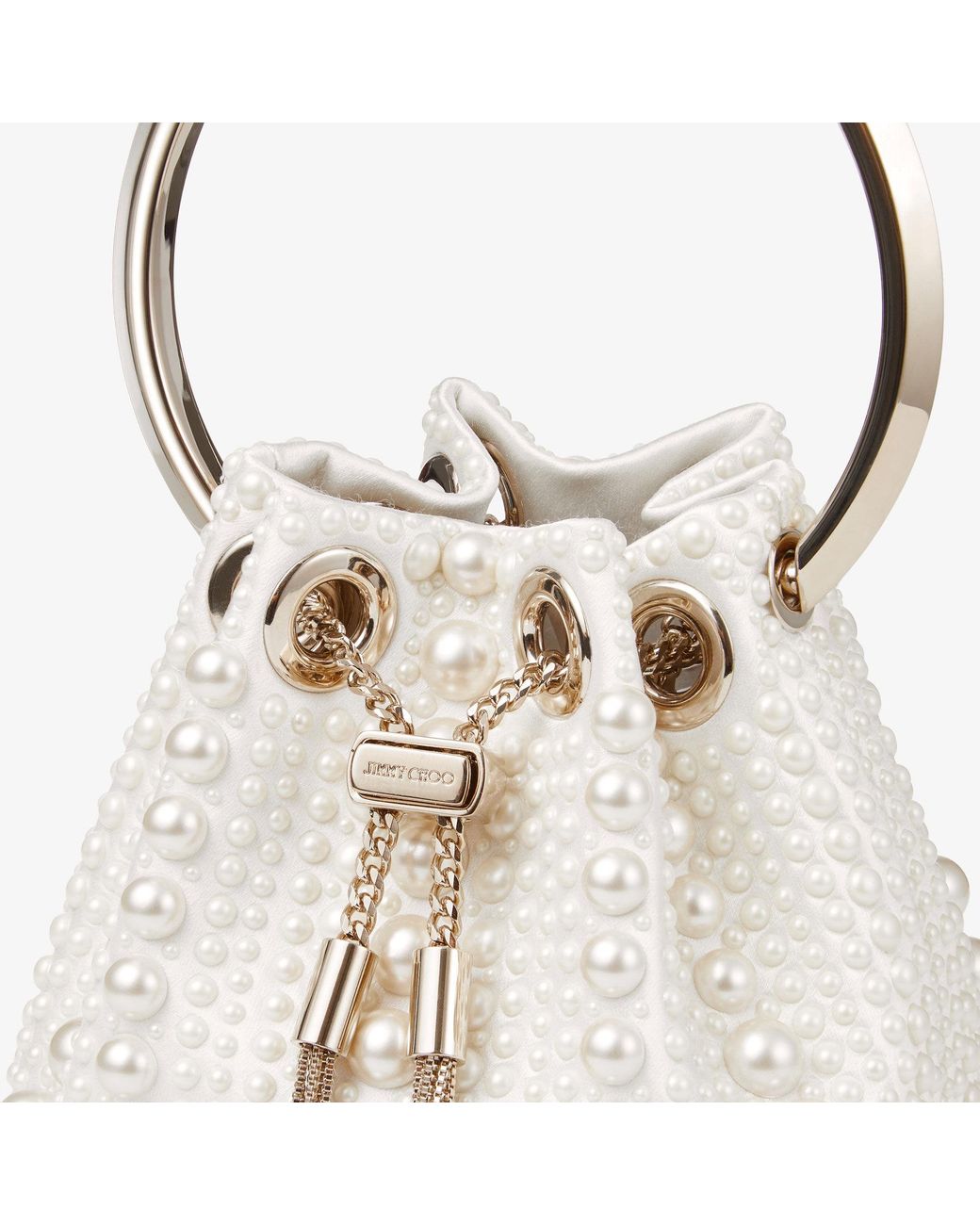 Jimmy Choo Metallic Micro Bon Bon
