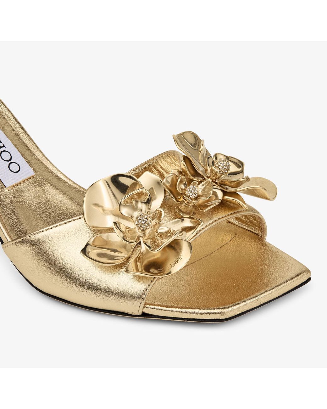Jimmy Choo Natural Skye 70 Zea Flower