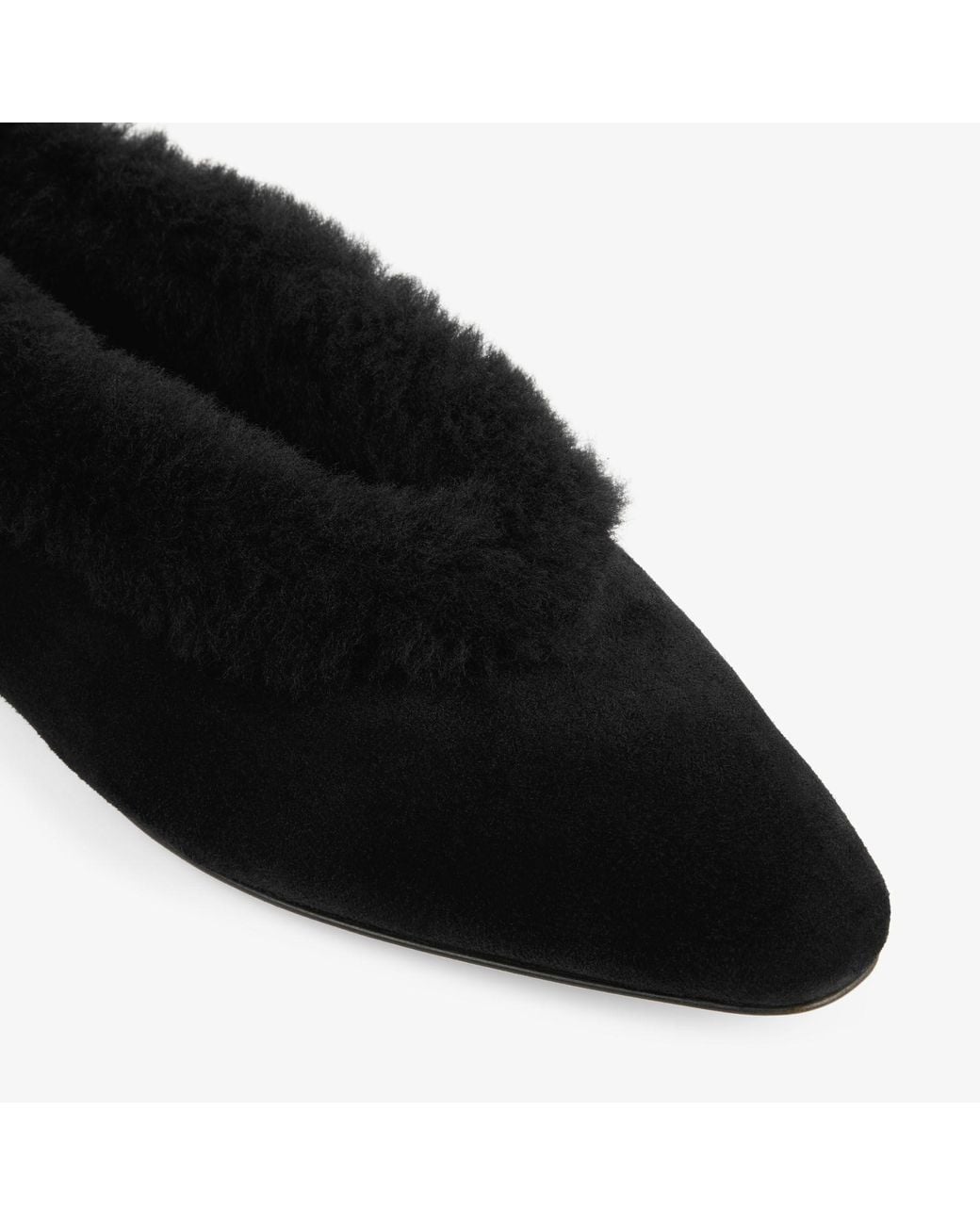 Jimmy Choo Black Margot Flat