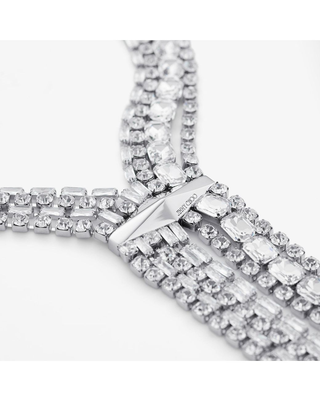 Jimmy Choo White Zandra Necklace