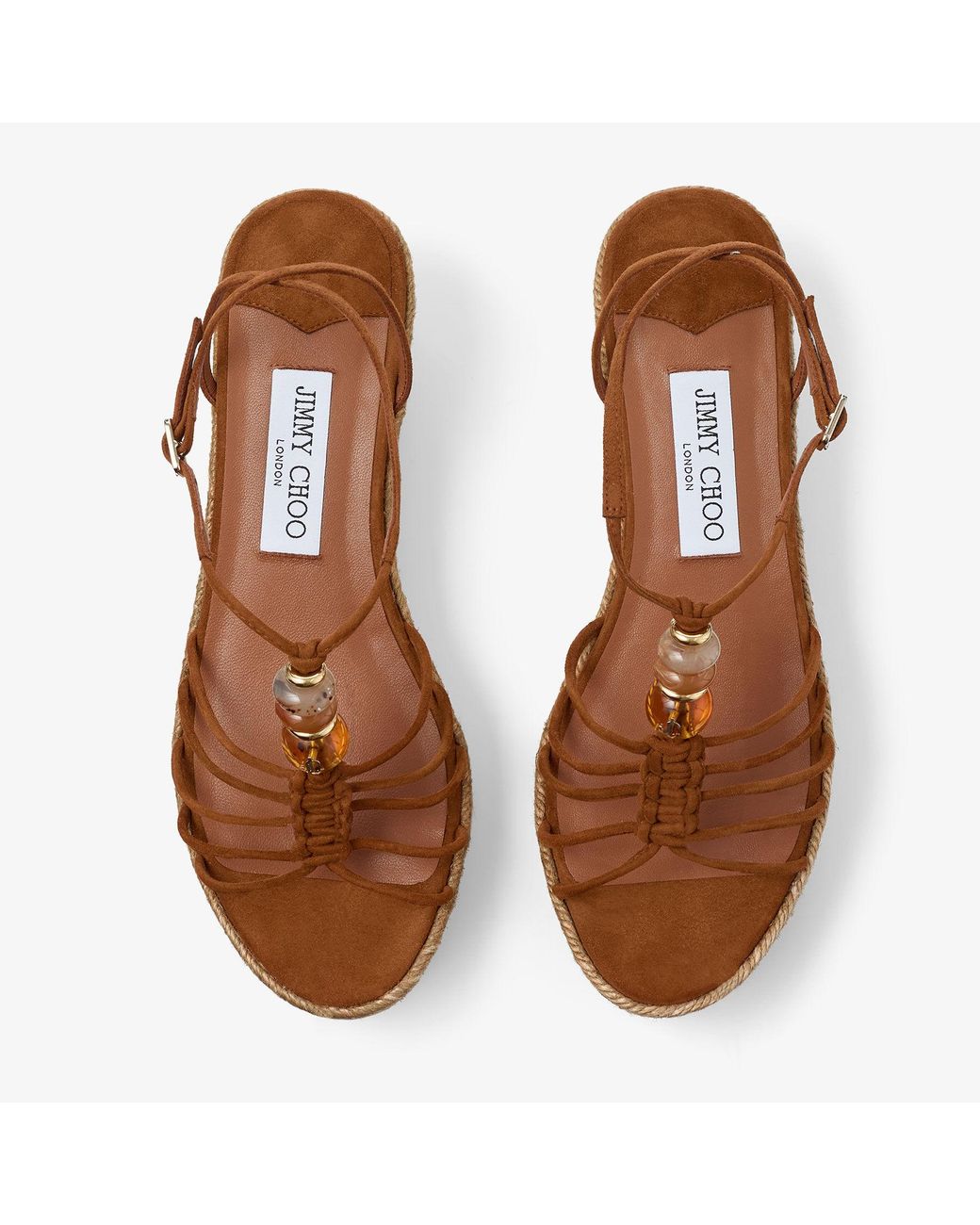Jimmy Choo Brown Lemi Wedge 50