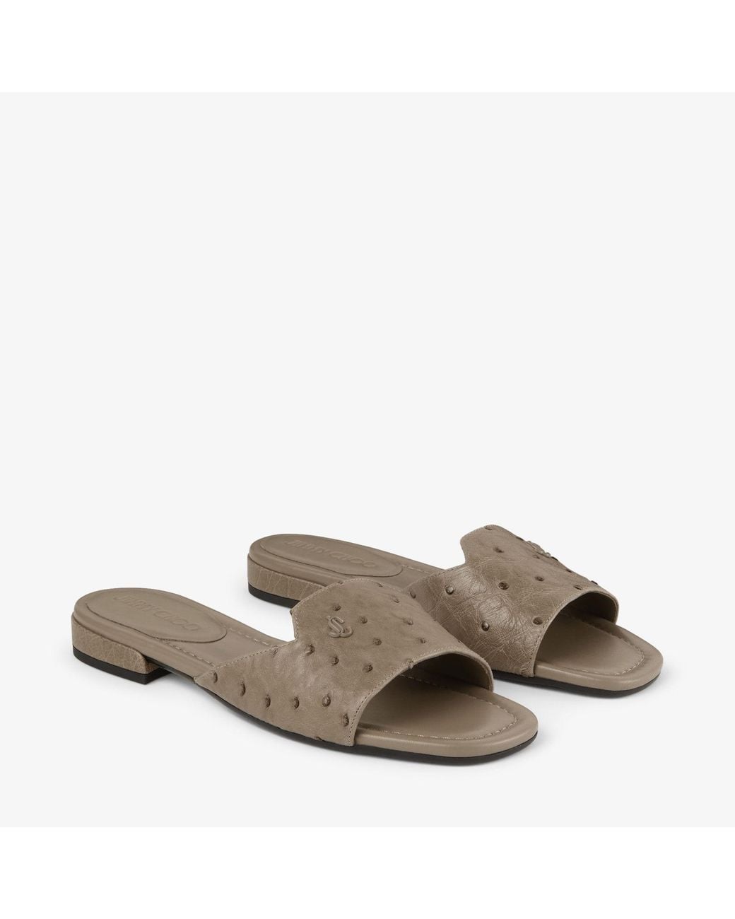Jimmy Choo Natural Dina Flat