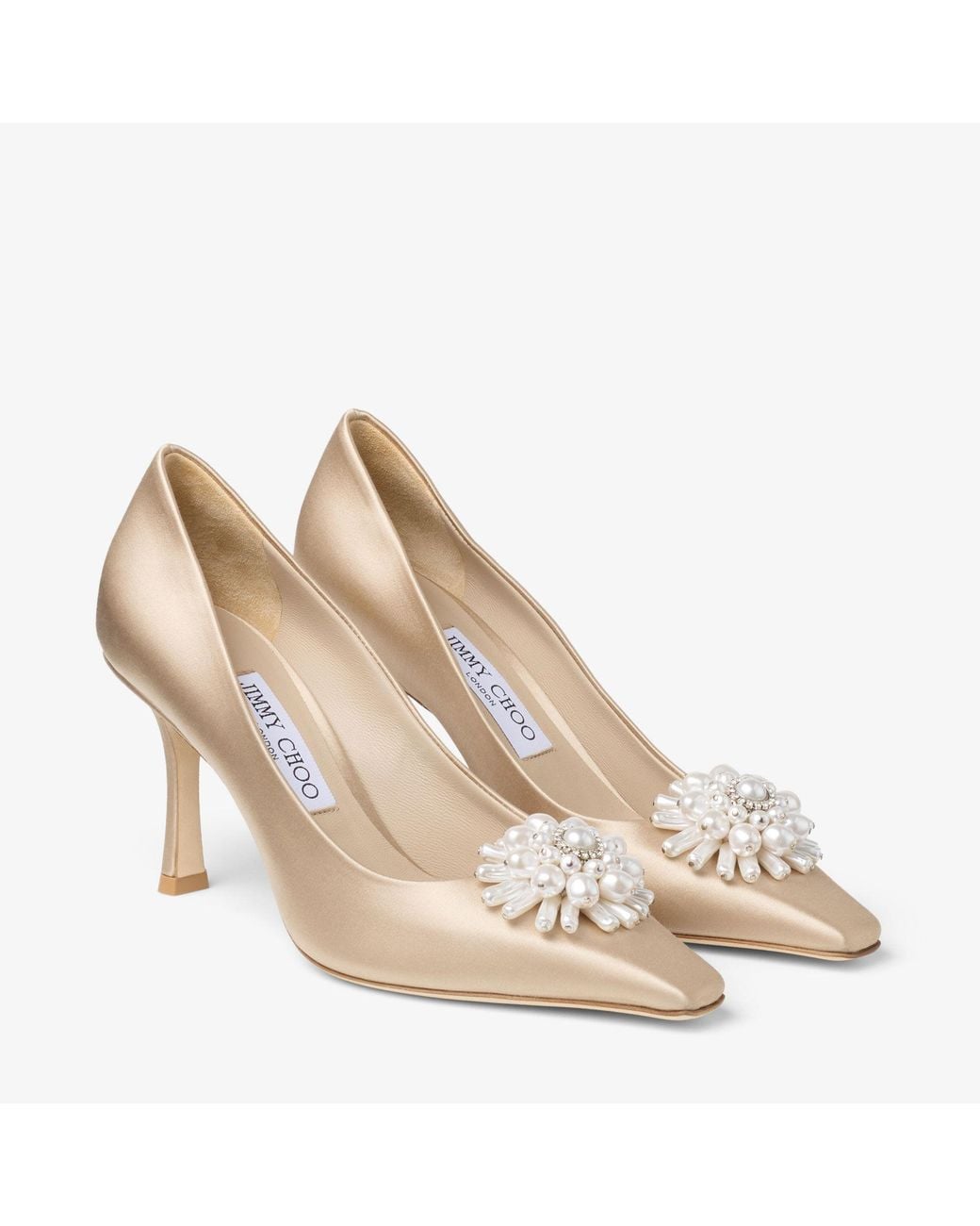 Jimmy Choo Natural Ines Pump 85