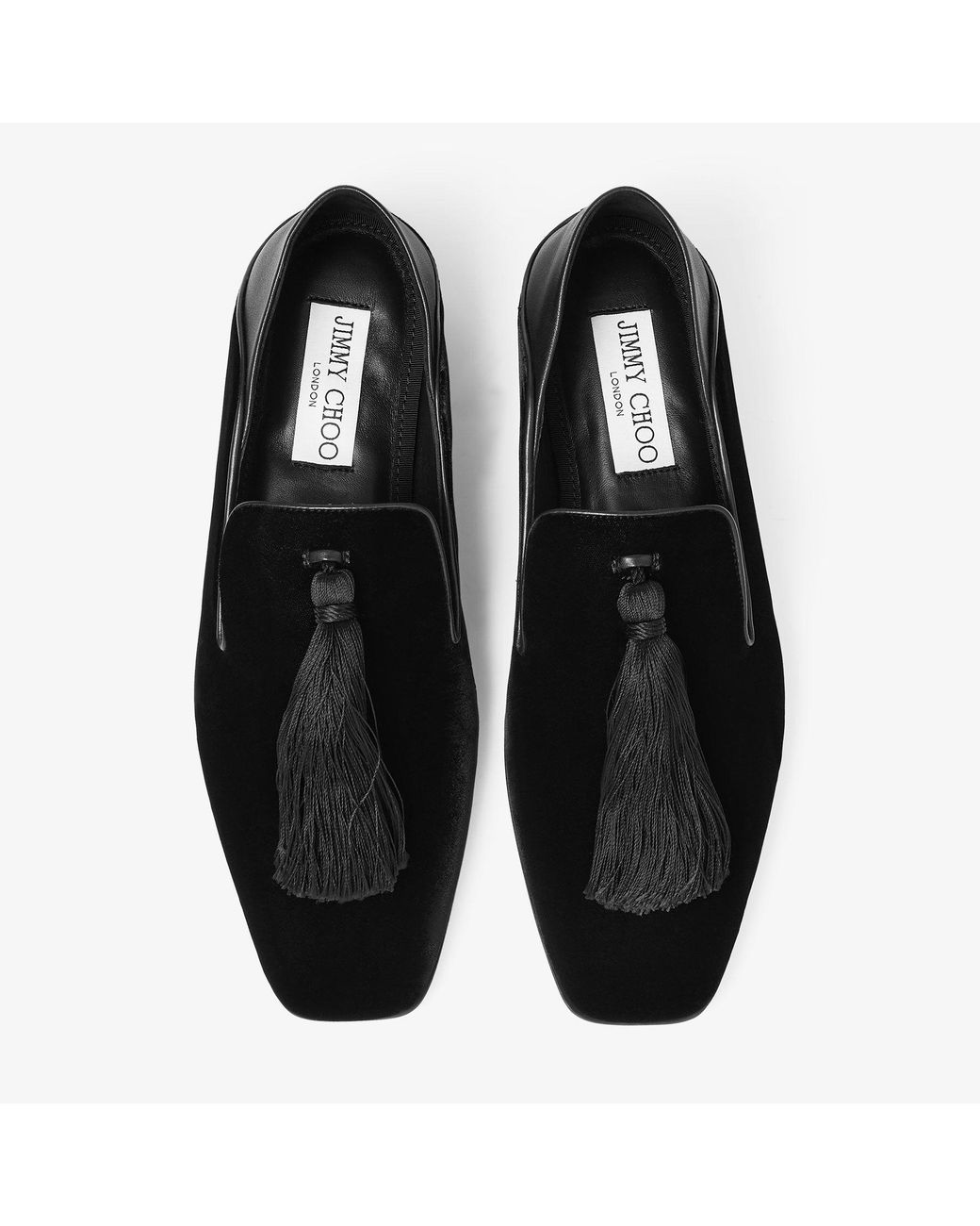 Jimmy Choo Black Eliot Slipper for men