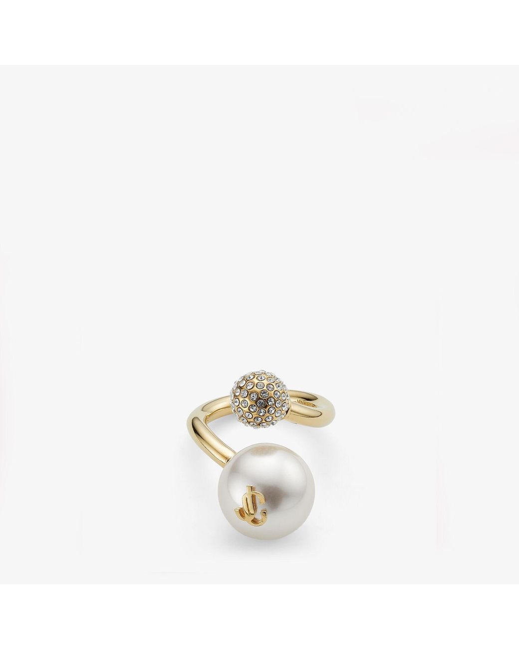 Jimmy Choo Metallic Auri Ring
