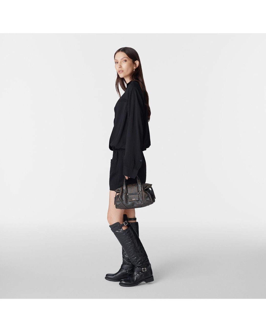 Jimmy Choo Black Bar Holdall Small