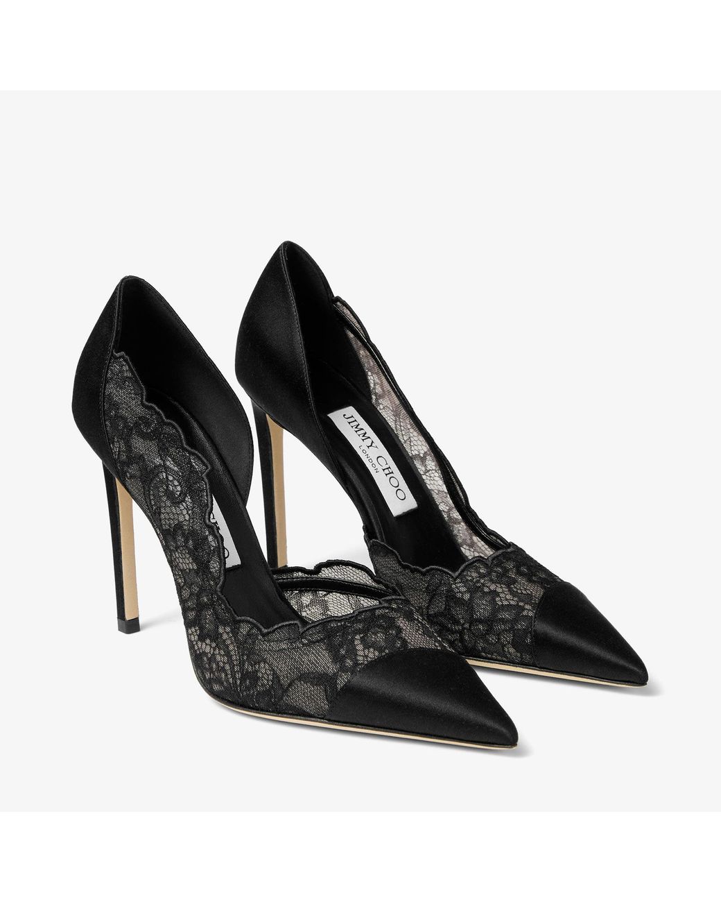 Jimmy Choo Black Brigitte 100