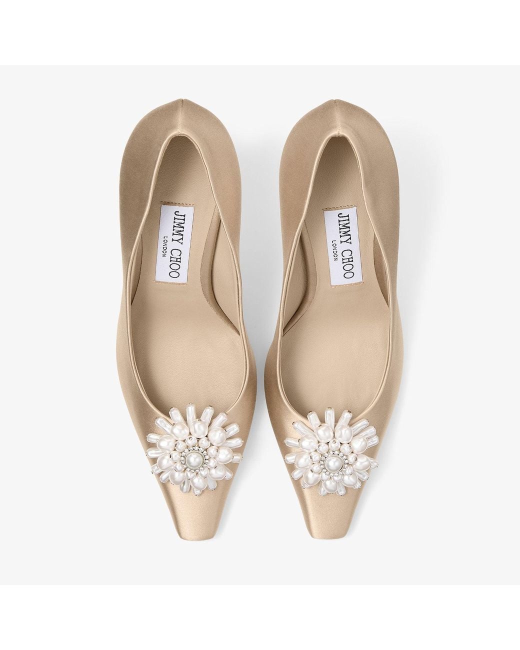 Jimmy Choo Natural Ines Pump 85
